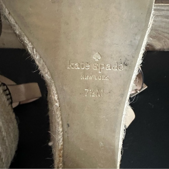Kate Spade New York Women's Felipa Espadrille Wedge Roasted Peanut 7.5 M Sandals - Picture 11 of 12